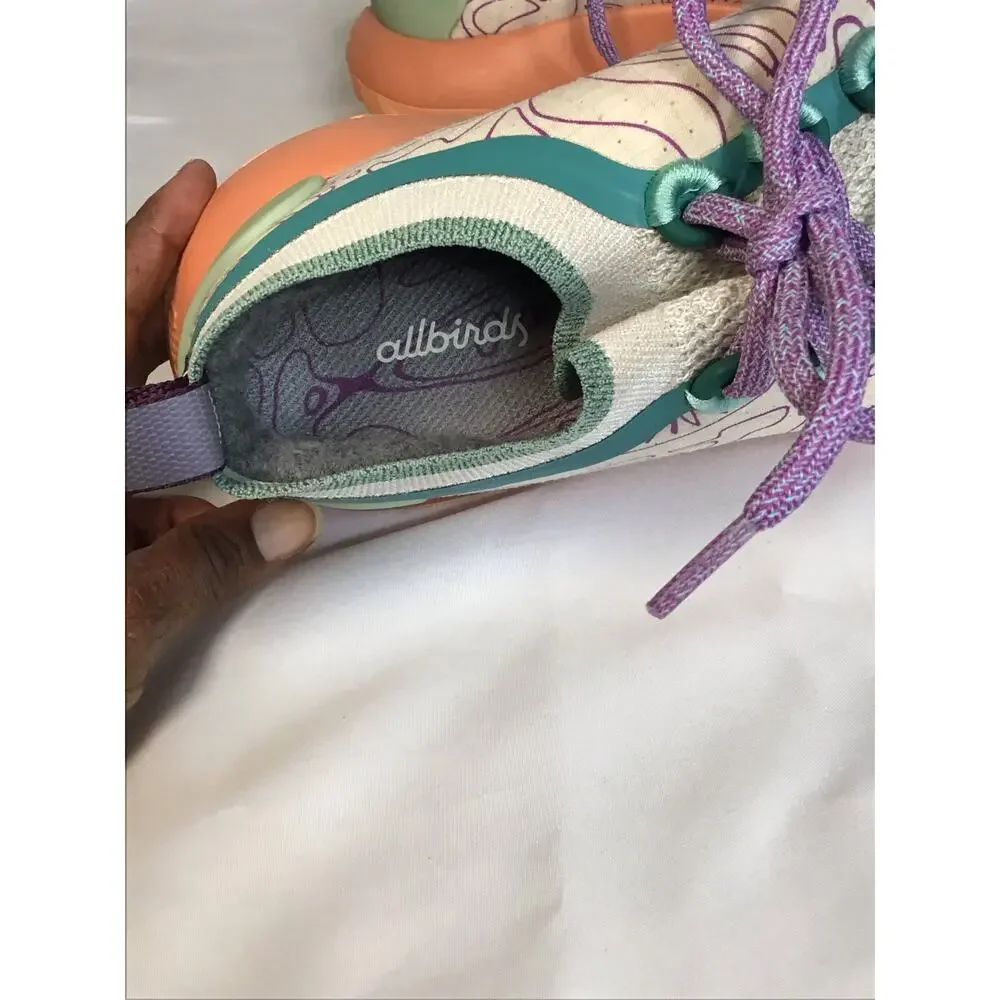 Allbirds Mens Colorful Trail Runner SWT Shoes Sz. 8 Running Track Athletic EUC